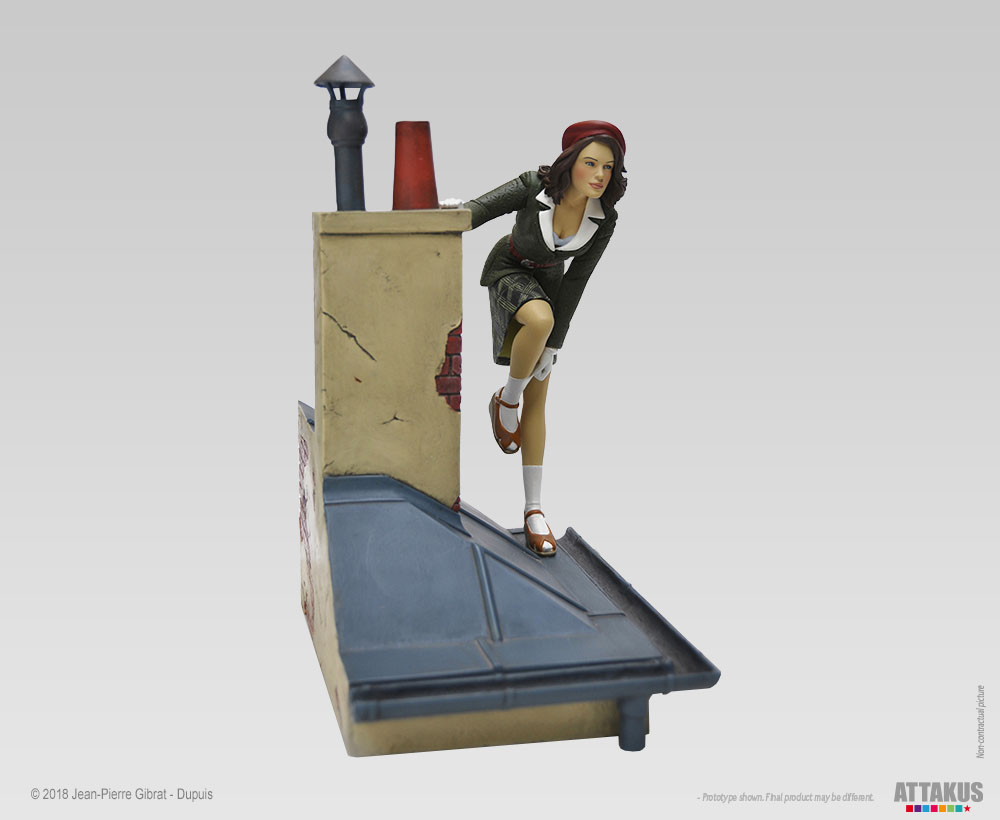 Attakus Jeanne sur les toits de Paris EA 08/20 statue 24 cm