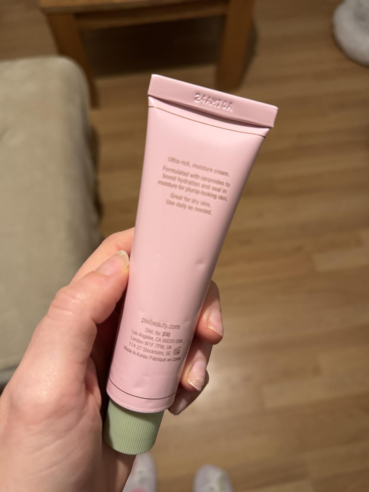 Pixi Rose Ceramide Cream Creme Visage Huile Rose 50 ml