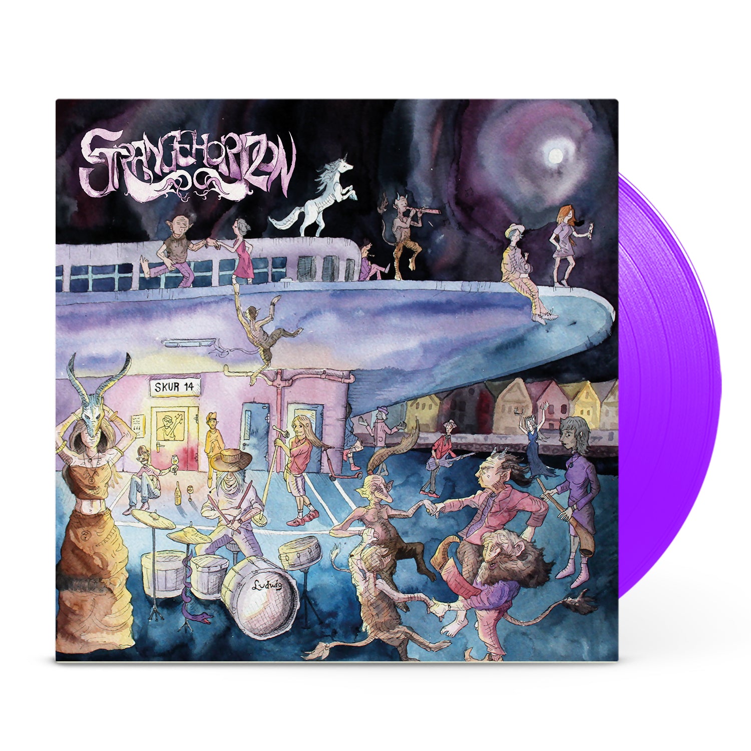 Apollon Records Skur 14 Strange Horizon vinyle violet LP