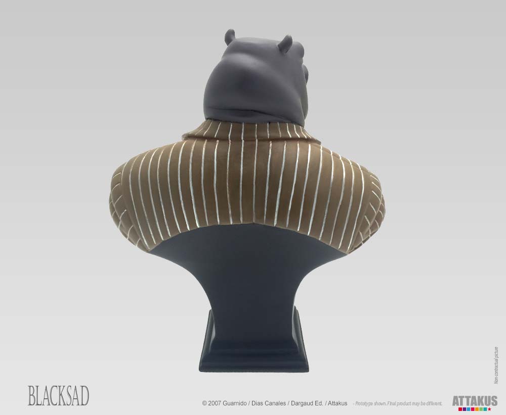 Attakus Blacksad Buste Ted Leeman résine 16,7 cm B428