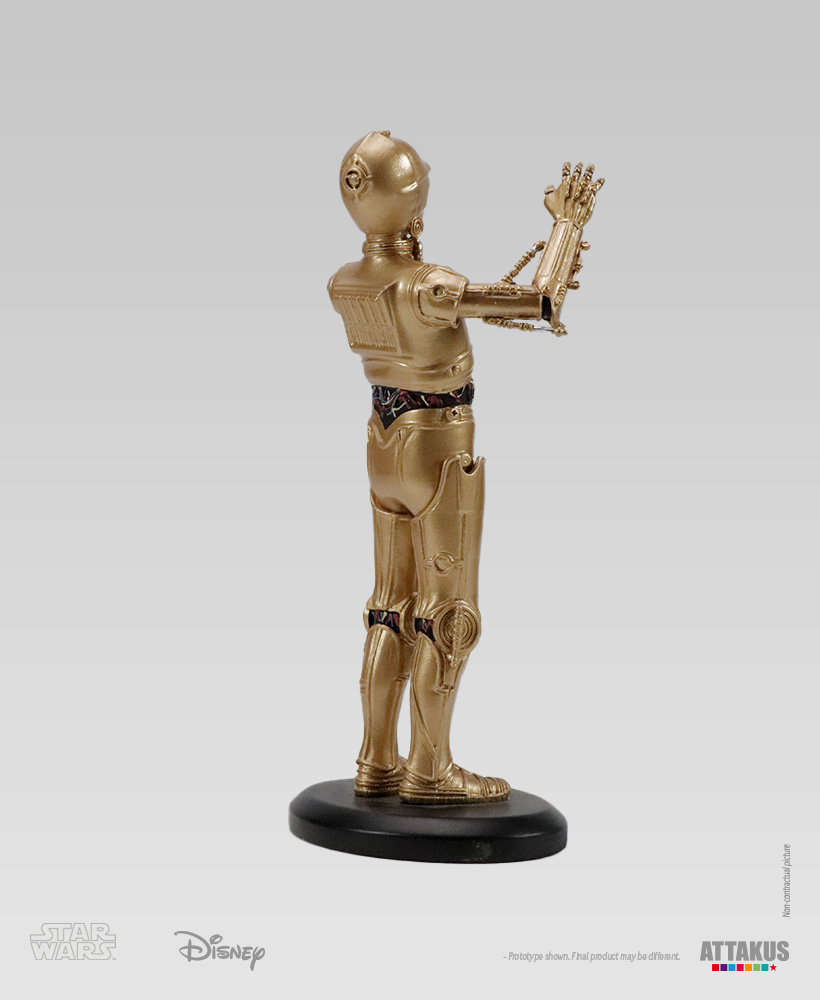 Attakus Elite C-3PO Bras rouge 1/10e statue résine 17,5 cm