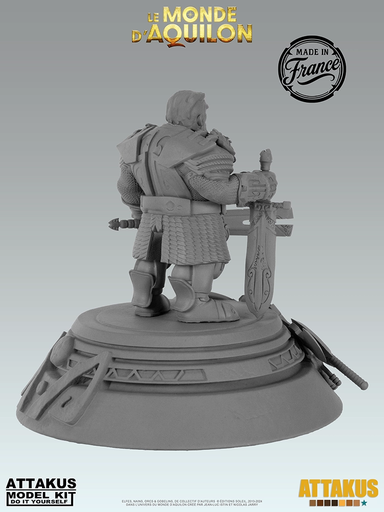Attakus Model Kit Redwin de la Forge diorama à peindre 120 mm