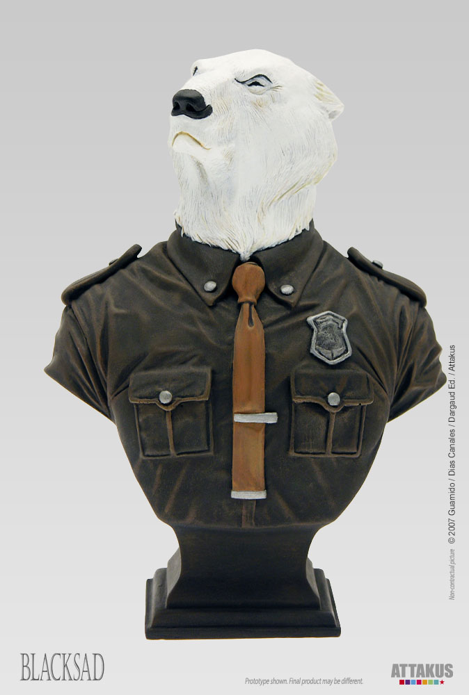Attakus Blacksad Mini-Buste Hans Karup Ours 18 cm