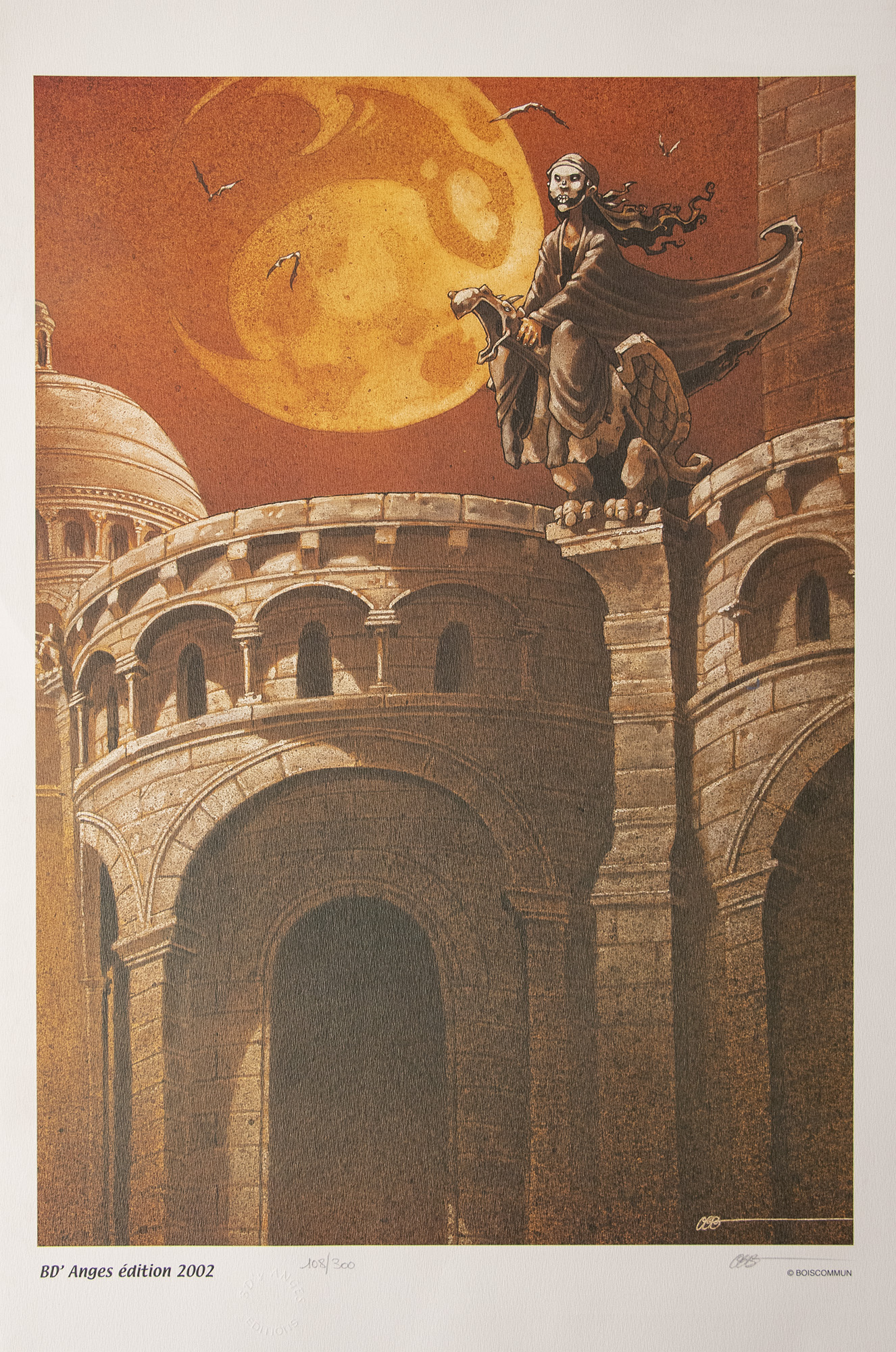 Attakus Atlas Affiche Boiscommun Halloween 40x60 signée