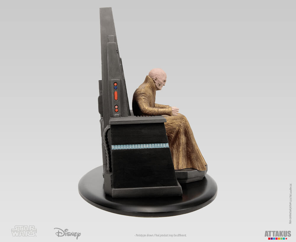 Attakus Elite Snoke sur son trône statue 1/10e 27,5 cm