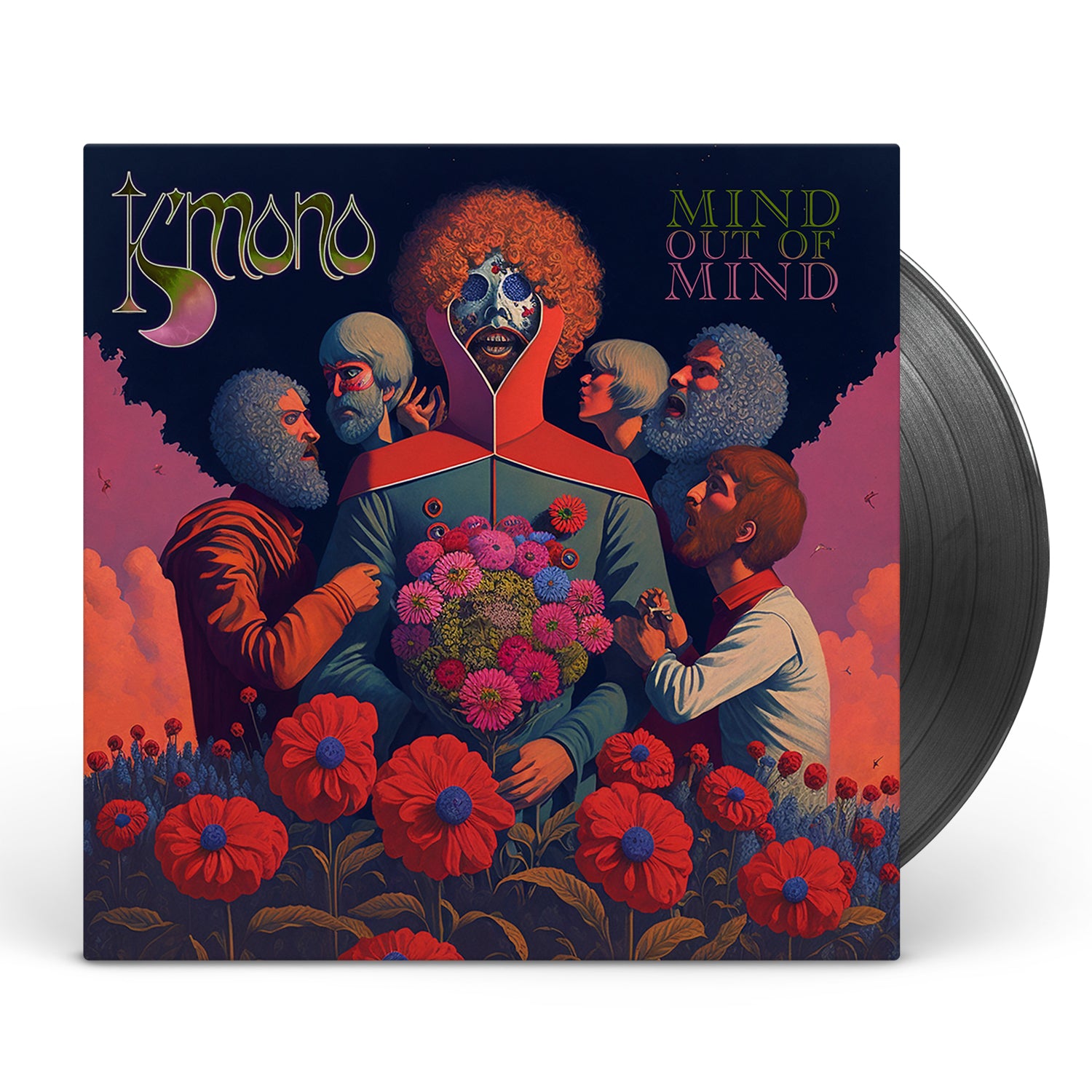 Apollon Records K'mono Mind out of Mind LP vinyle noir
