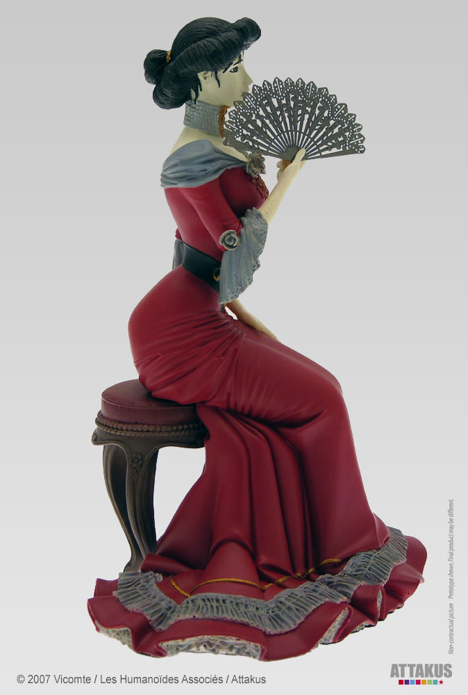 Attakus Femmes d'auteur Sasmira statuette rouge 20 cm