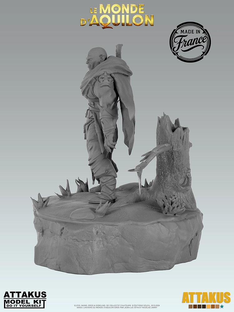 Attakus Model Kit Diorama La Poisse à peindre AQ13D 120 mm