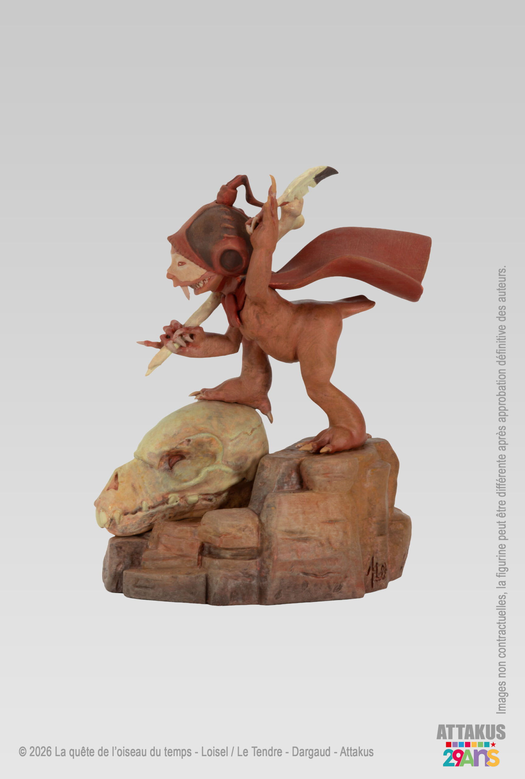 Attakus Collection Prestige Fol de Dol statue ocre 35 cm