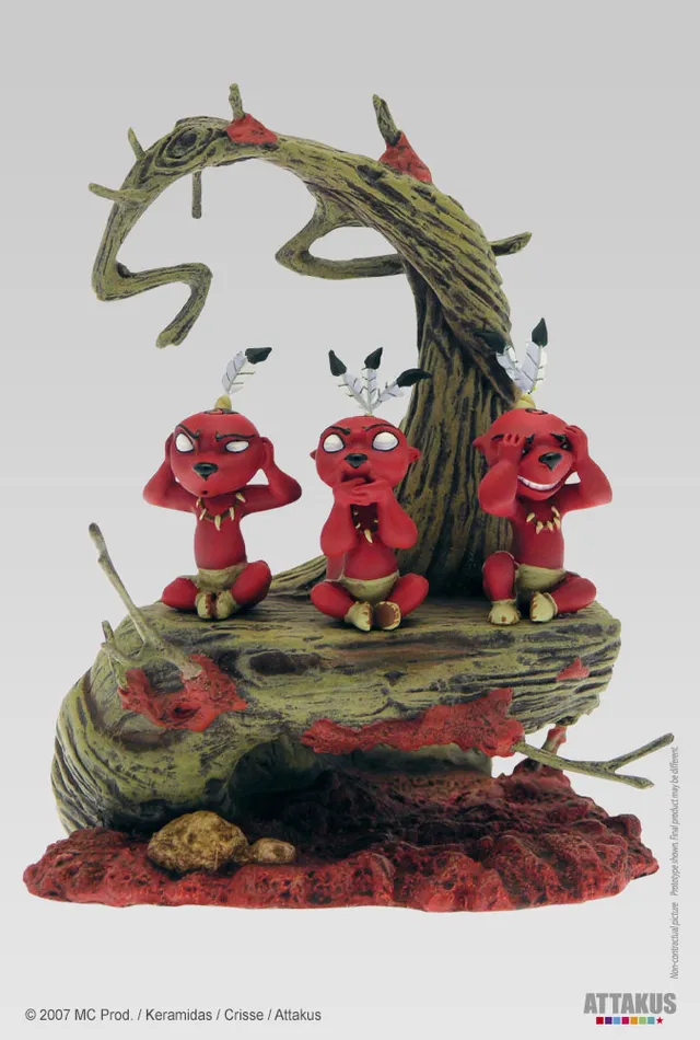 Attakus Métal Luuna Parabole des Pipintus statue 13 cm 444 ex