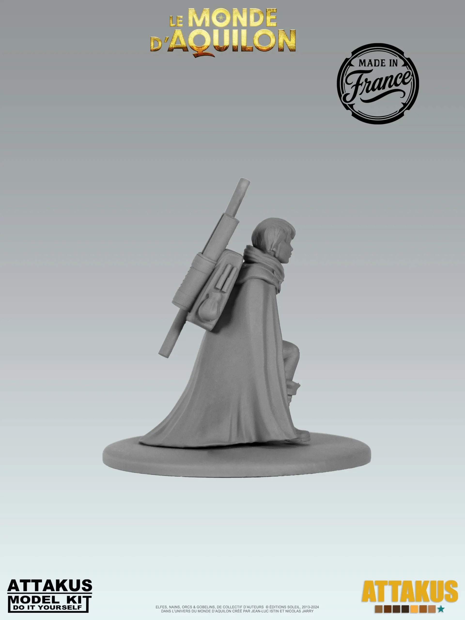 Attakus Model Kit Irinild figurine à peindre 40 mm Elfes