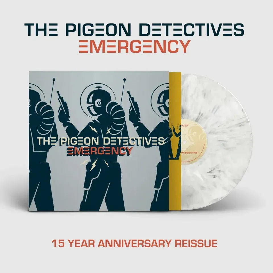The Pigeon Detectives Emergency vinyle blanc marbré 12"