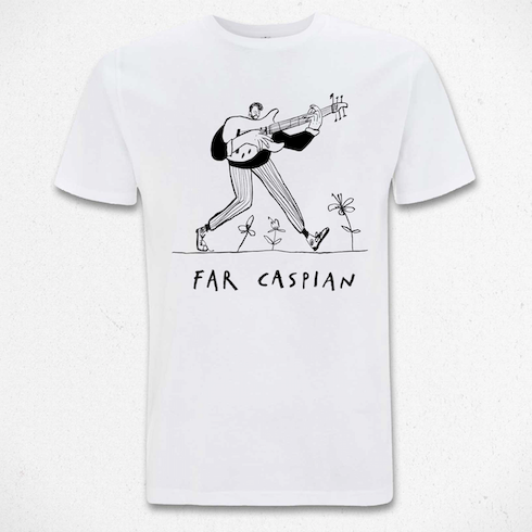 Far Caspian Joel Cartoon T-shirt blanc manches courtes M