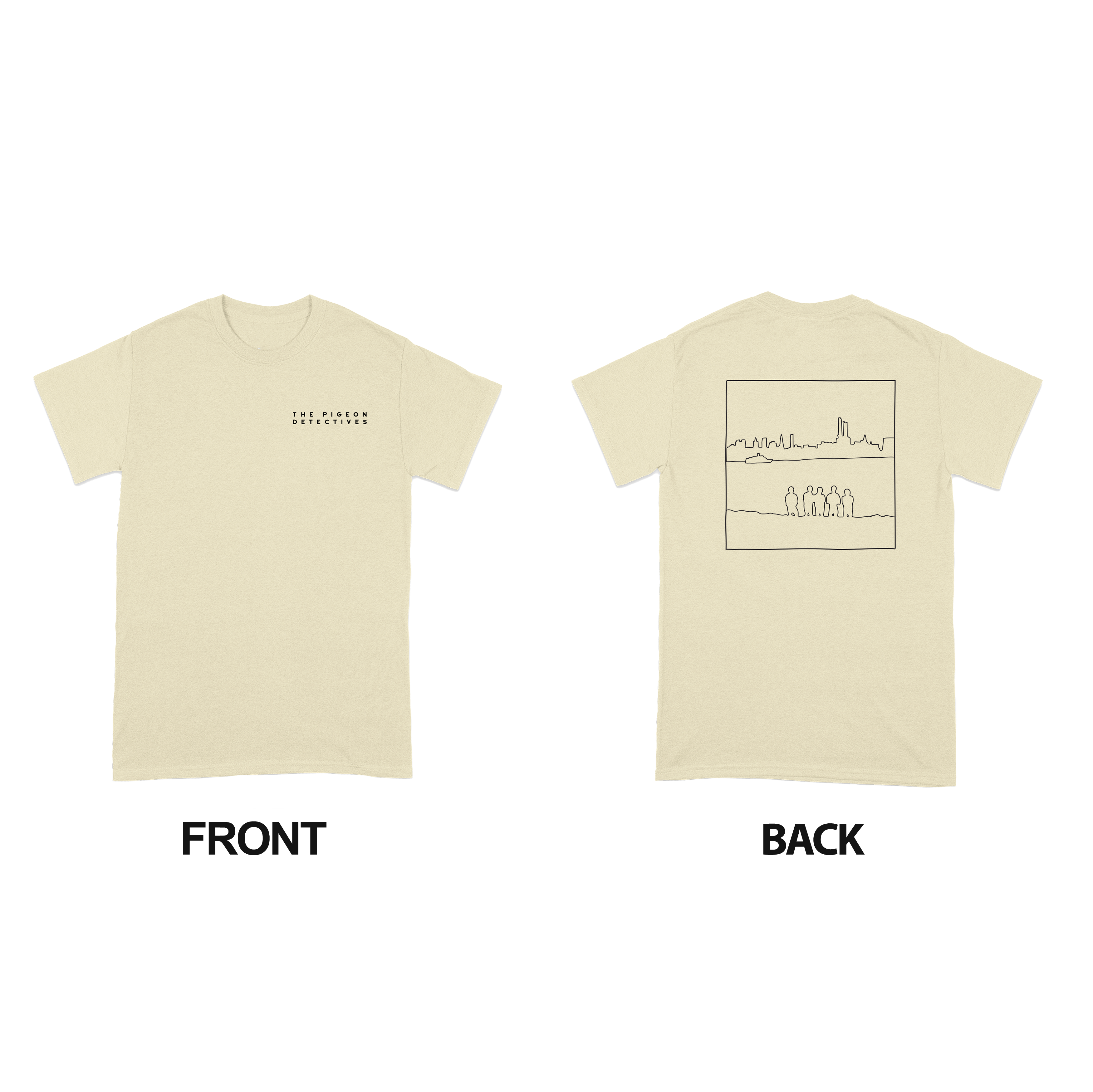 The Pigeon Detectives Still Not Sorry T-shirt Crème M