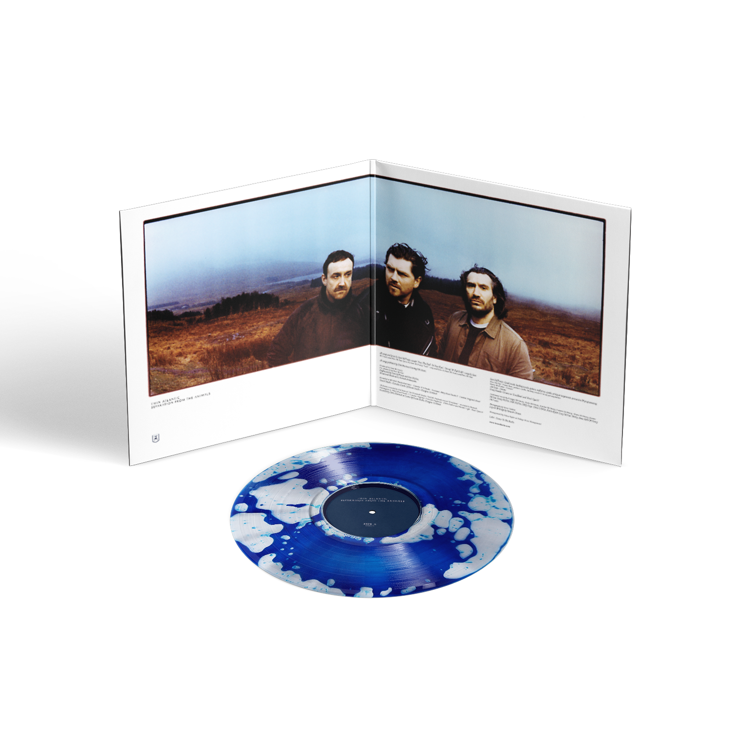 Twin Atlantic Separation From The Animals vinyle liquide bleu