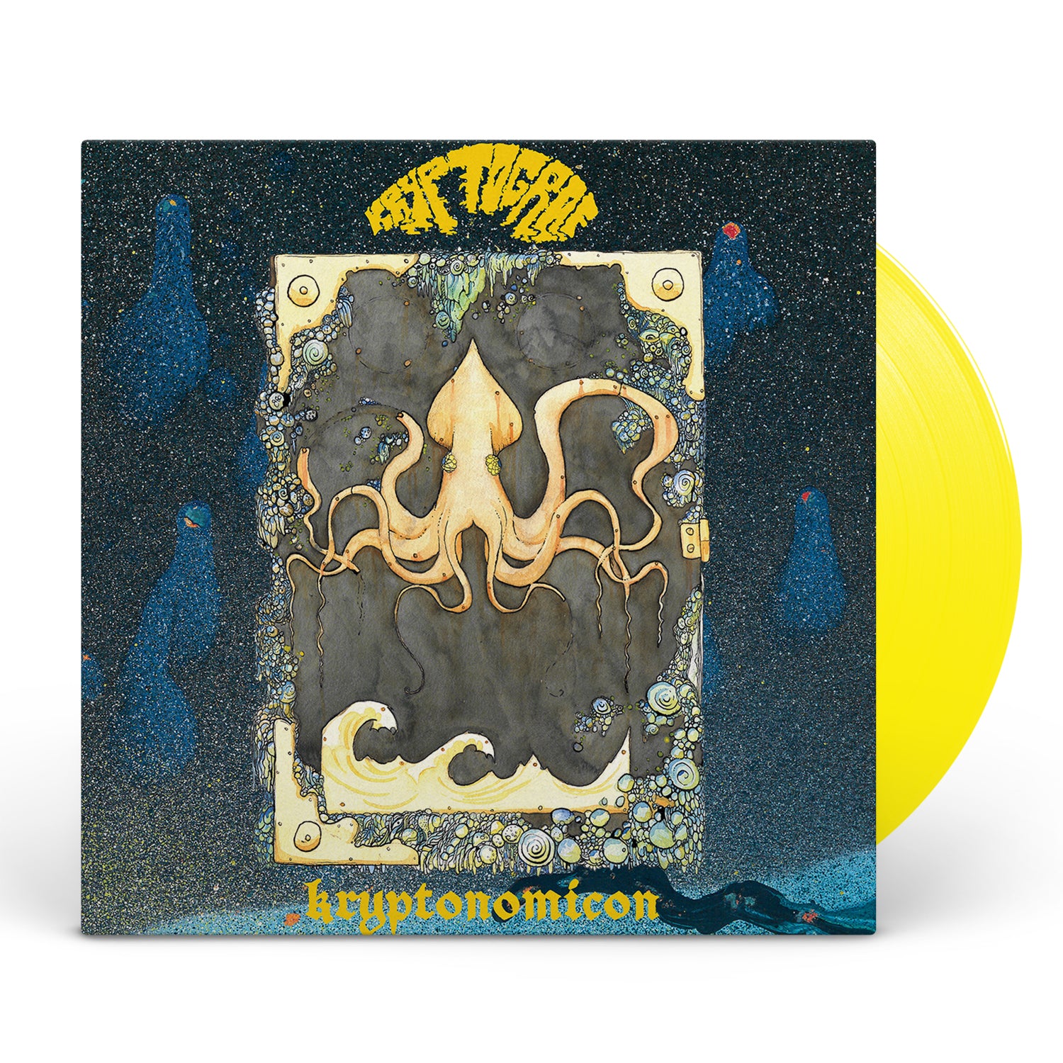 Apollon Records Kryptograf Kryptonomicon vinyle LP jaune gatefold