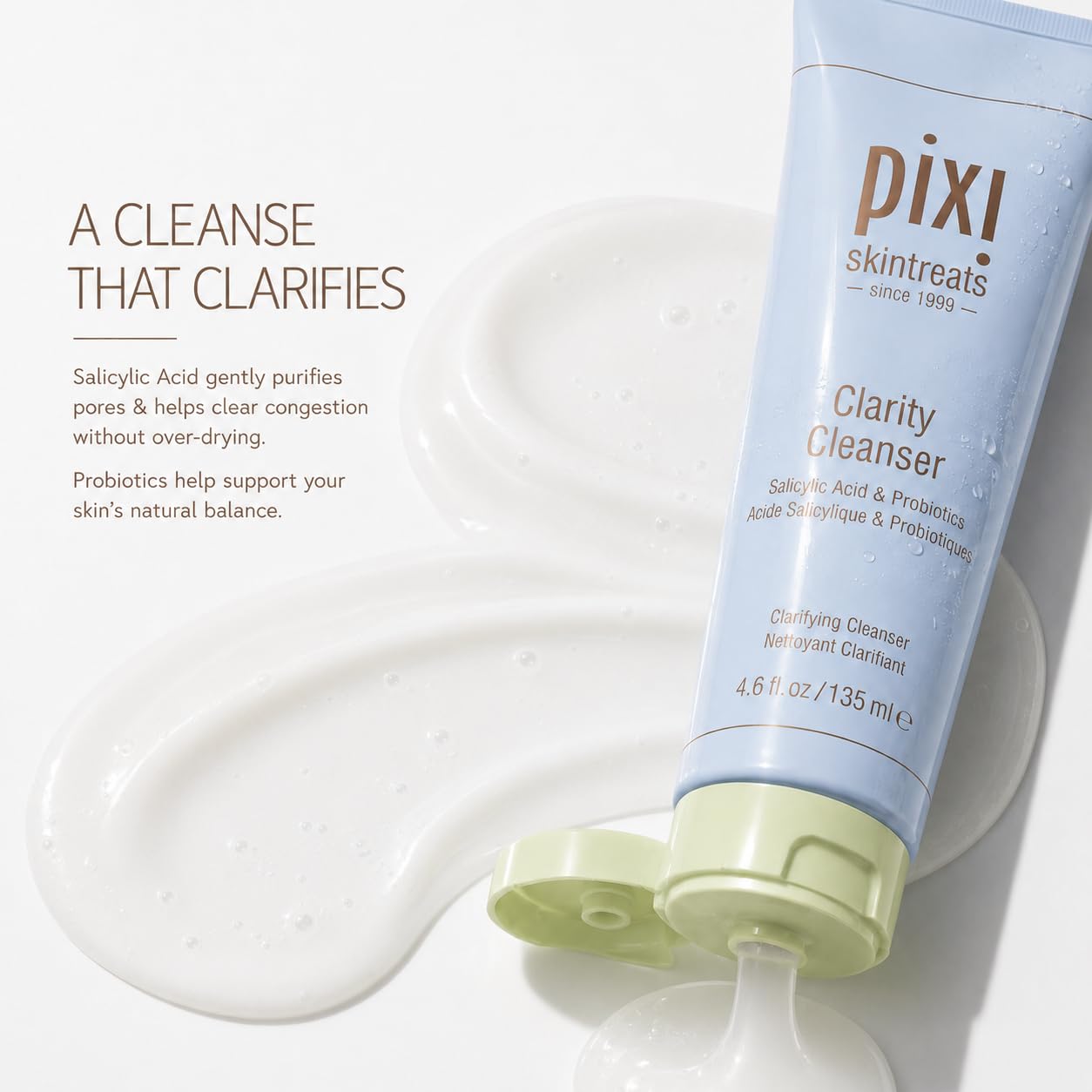 Pixi Clarity Cleanser nettoyant visage 135 ml anti-pores