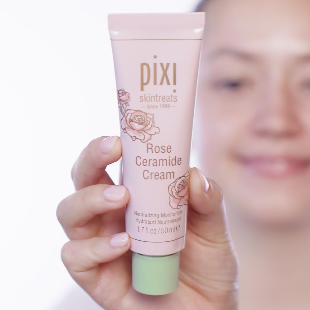 Pixi Rose Ceramide Cream Creme Visage Huile Rose 50 ml