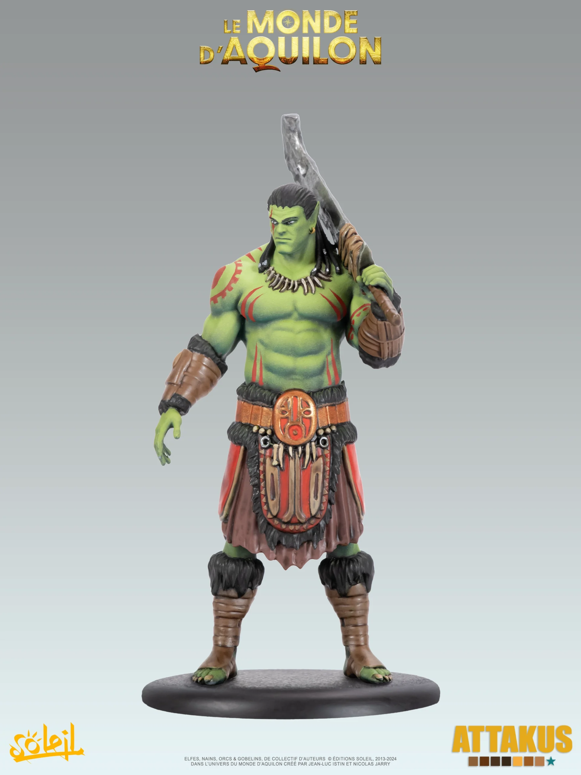 Attakus Prestige Figurine Turuk Masque Elfes 120 mm