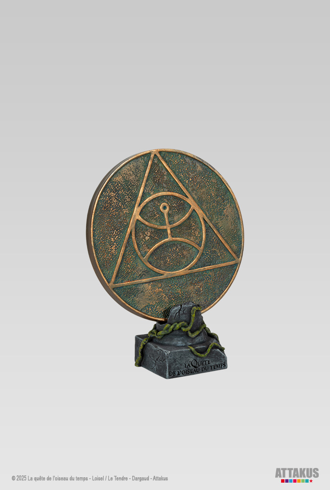 Attakus Collection Prestige Quête Oiseau du Temps emblème résine 12 cm