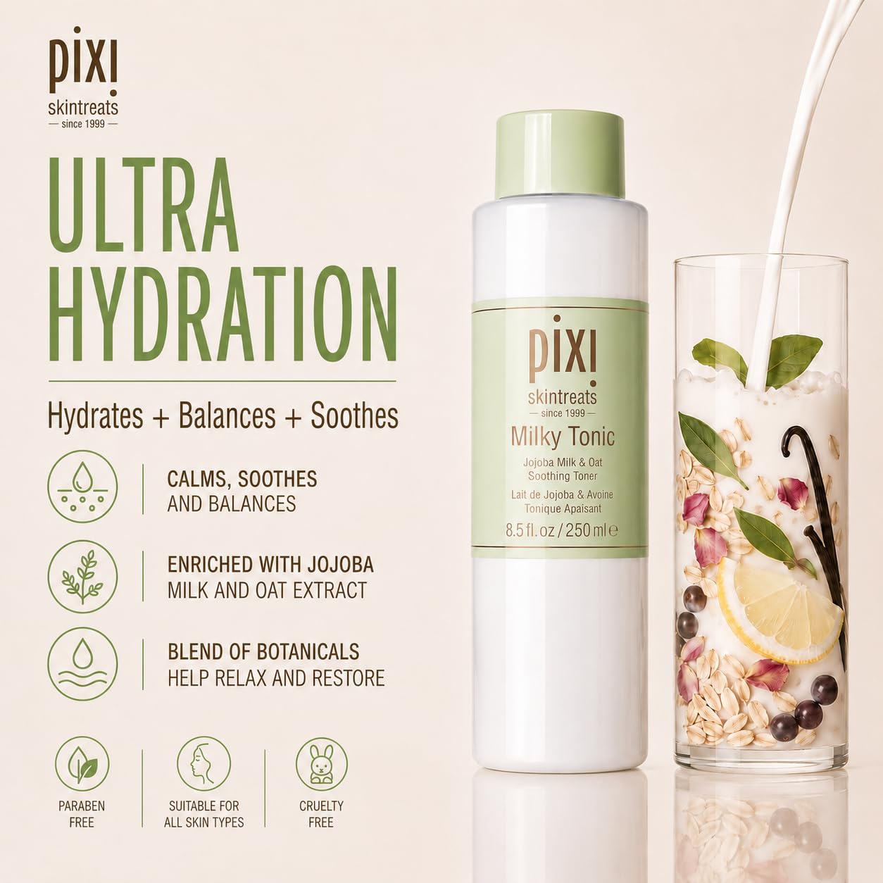 Pixi Hydrating Milky lotion tonique visage 100 ml