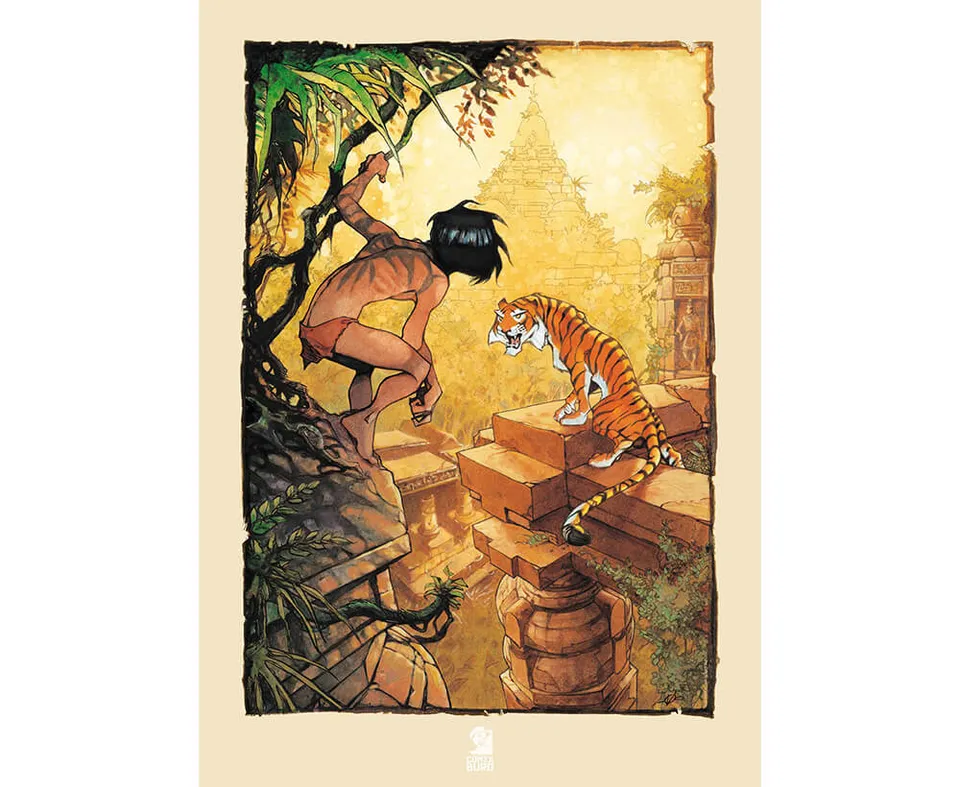 Attakus Atlas Affiche Vatine Livre de la jungle 50x70 cm