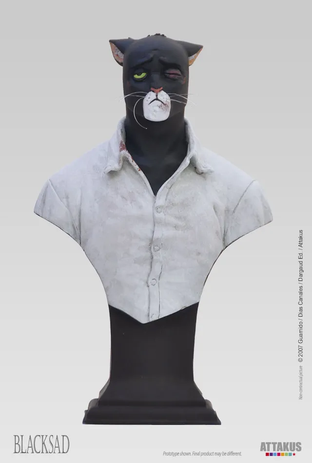 Attakus Blacksad Buste John Blacksad #3 résine 16,5 cm