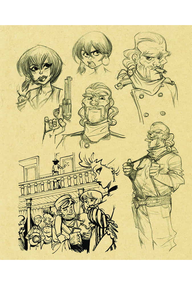 Comix Buro Sketchbook El Gunto artbook 48 pages 18x22