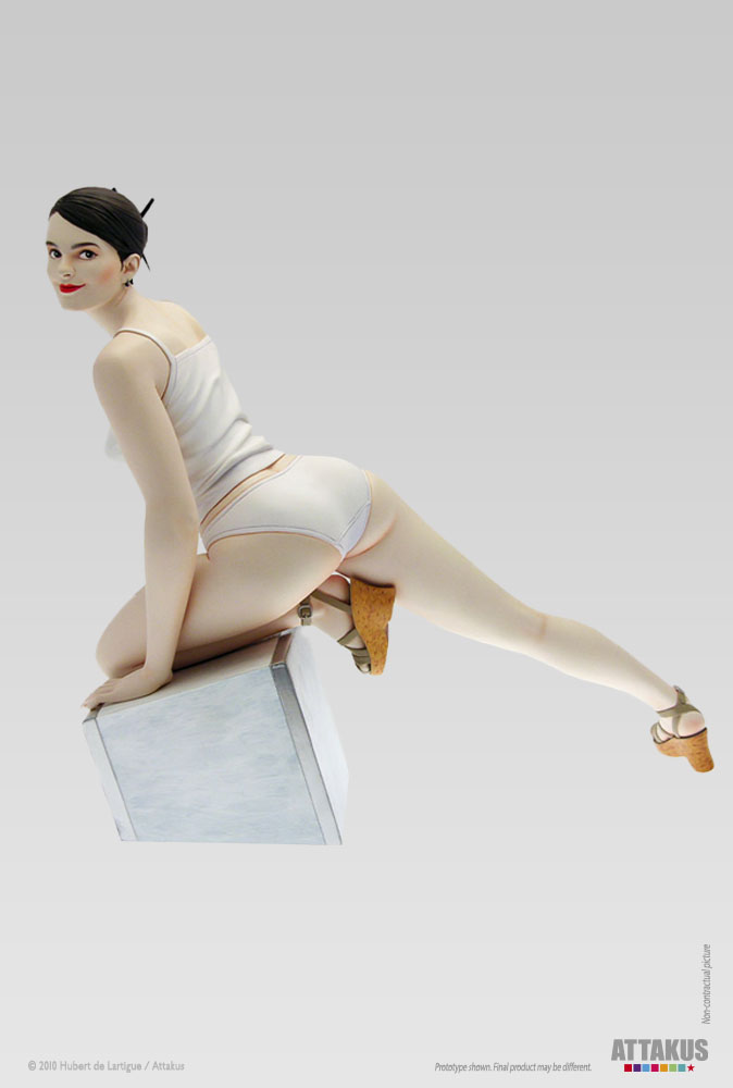 Attakus Femmes d'auteur Octavie statue Lartigue 34,5 cm