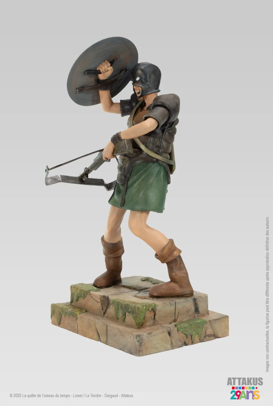 Attakus Prestige L'Inconnu Quête Oiseau Temps statue 1/10e 23,5cm
