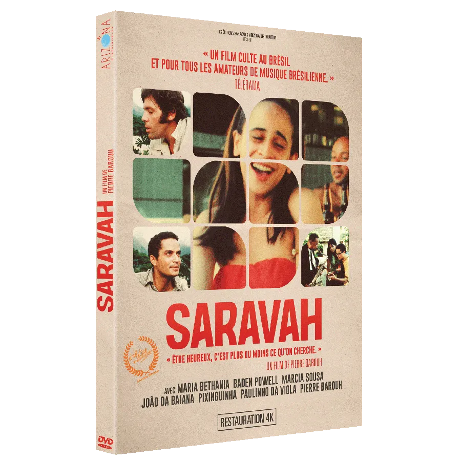 SARAVAH DVD Film Pierre Barouh DVD documentaire 4K 60min