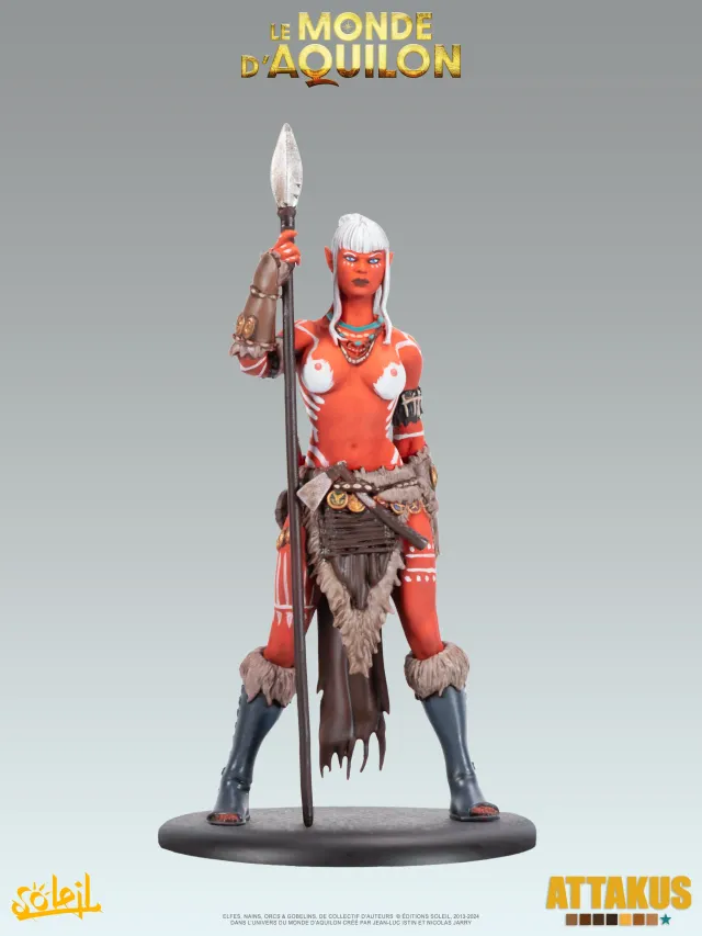Attakus Prestige Lea'saa Elfe Rouge Elfes Aquilon figurine 120mm