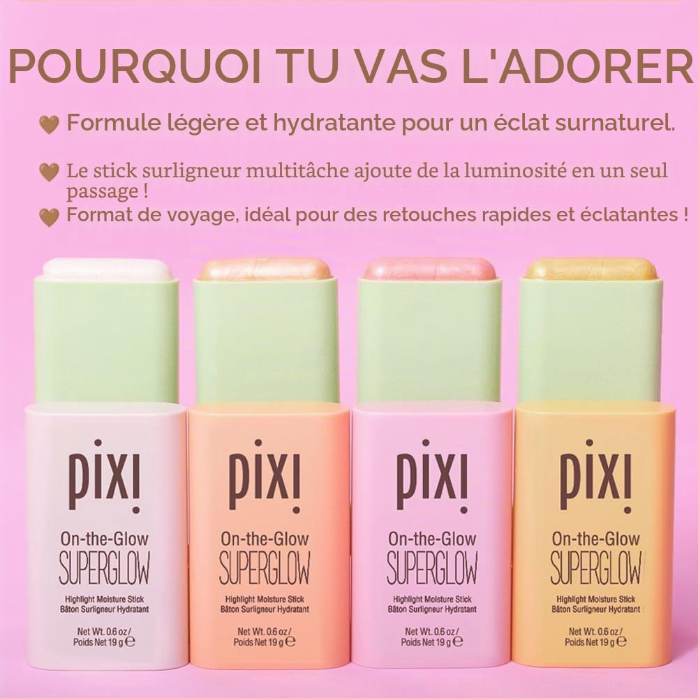 Pixi On-the-Glow stick enlumineur Petal Dew