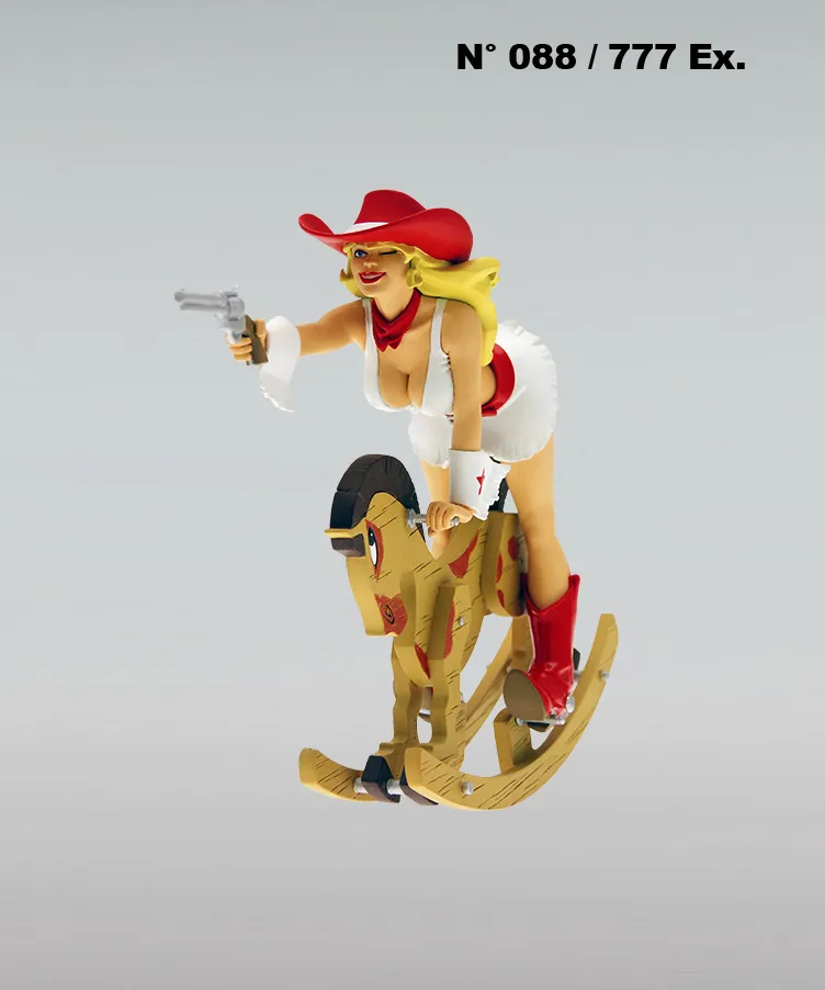 Attakus Prestige Buckaroo Girl Vatine statuette résine 17 cm 777 ex