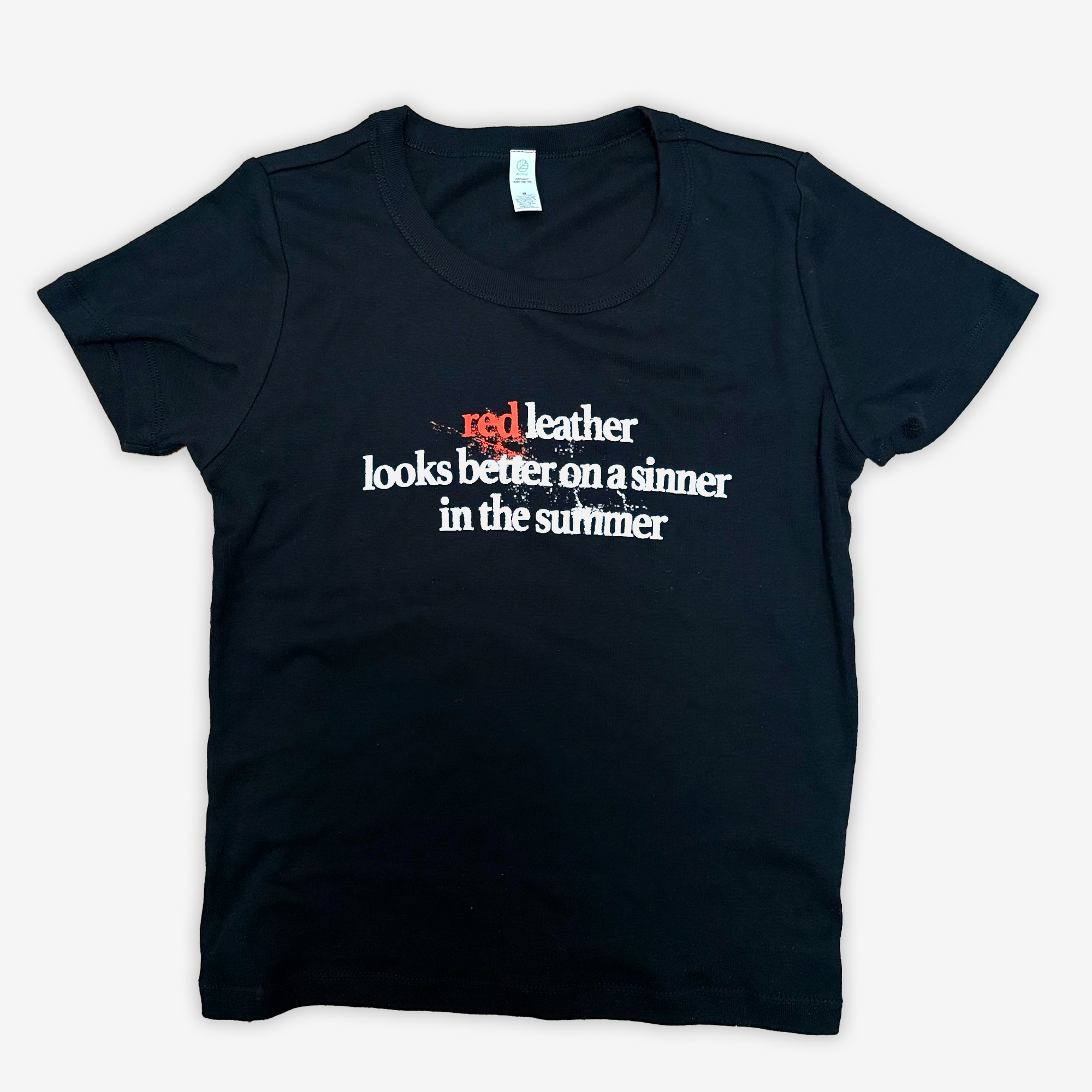 Dea Matrona So Damn Dangerous baby tee noir