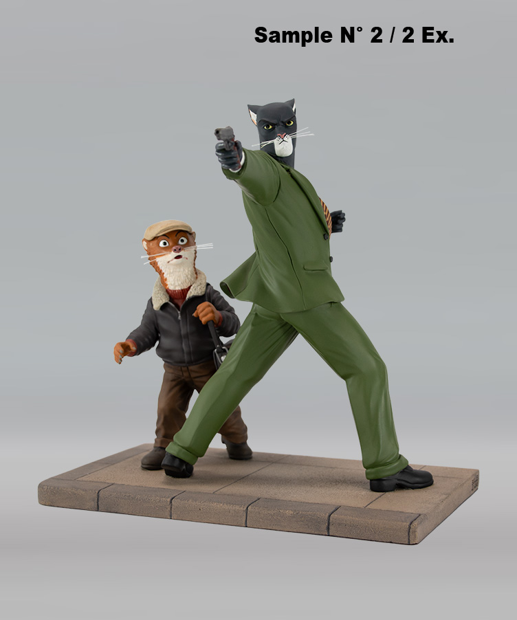 Attakus Blacksad John Blacksad paré à tirer statue 25 cm n°2/2