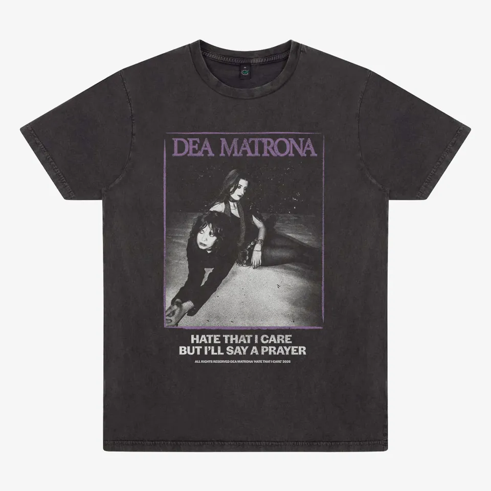 Dea Matrona Hate That I Care T-shirt noir coton bio