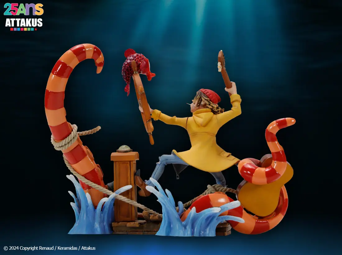 Attakus Prestige Renaud vent soufflera statue diorama 50 ex