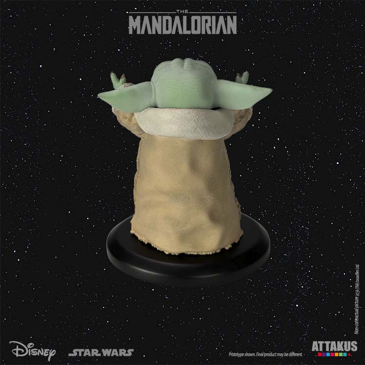 Attakus Classique Grogu Happy 1/5e figurine Mandalorian résine 9,5 cm