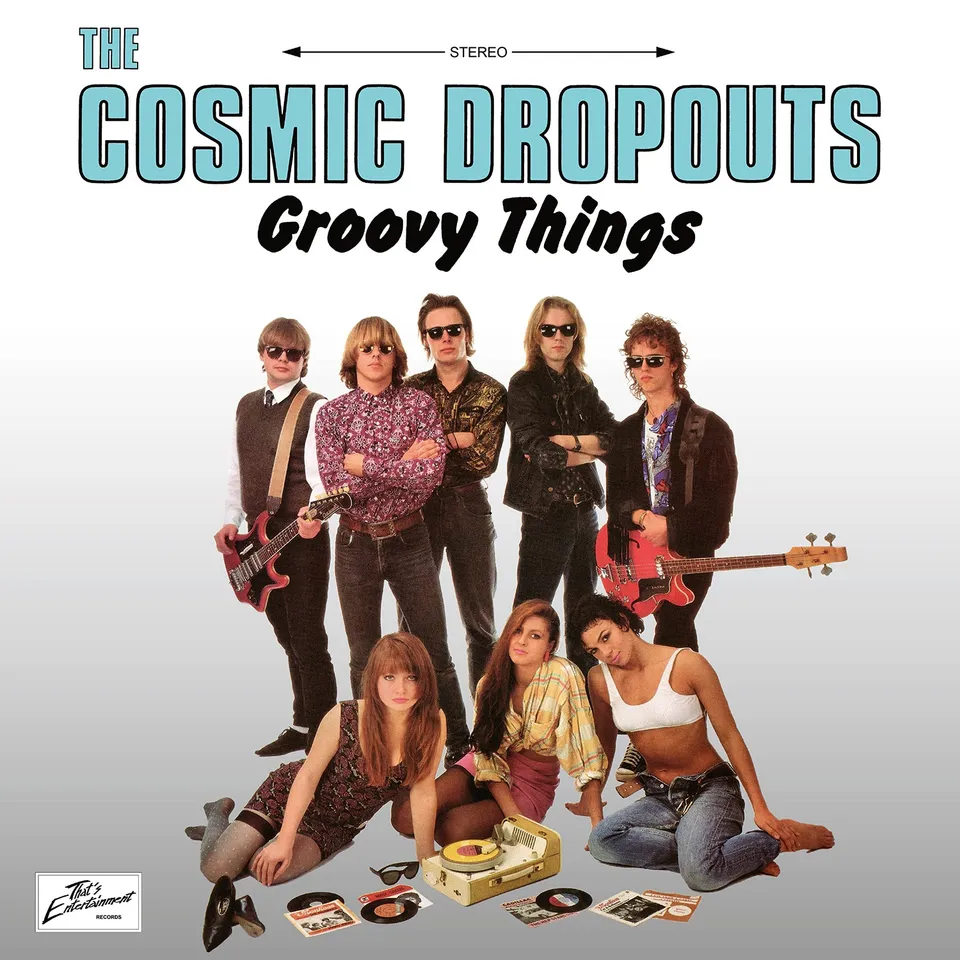 Cosmic Dropouts Groovy Things LP vinyle turquoise
