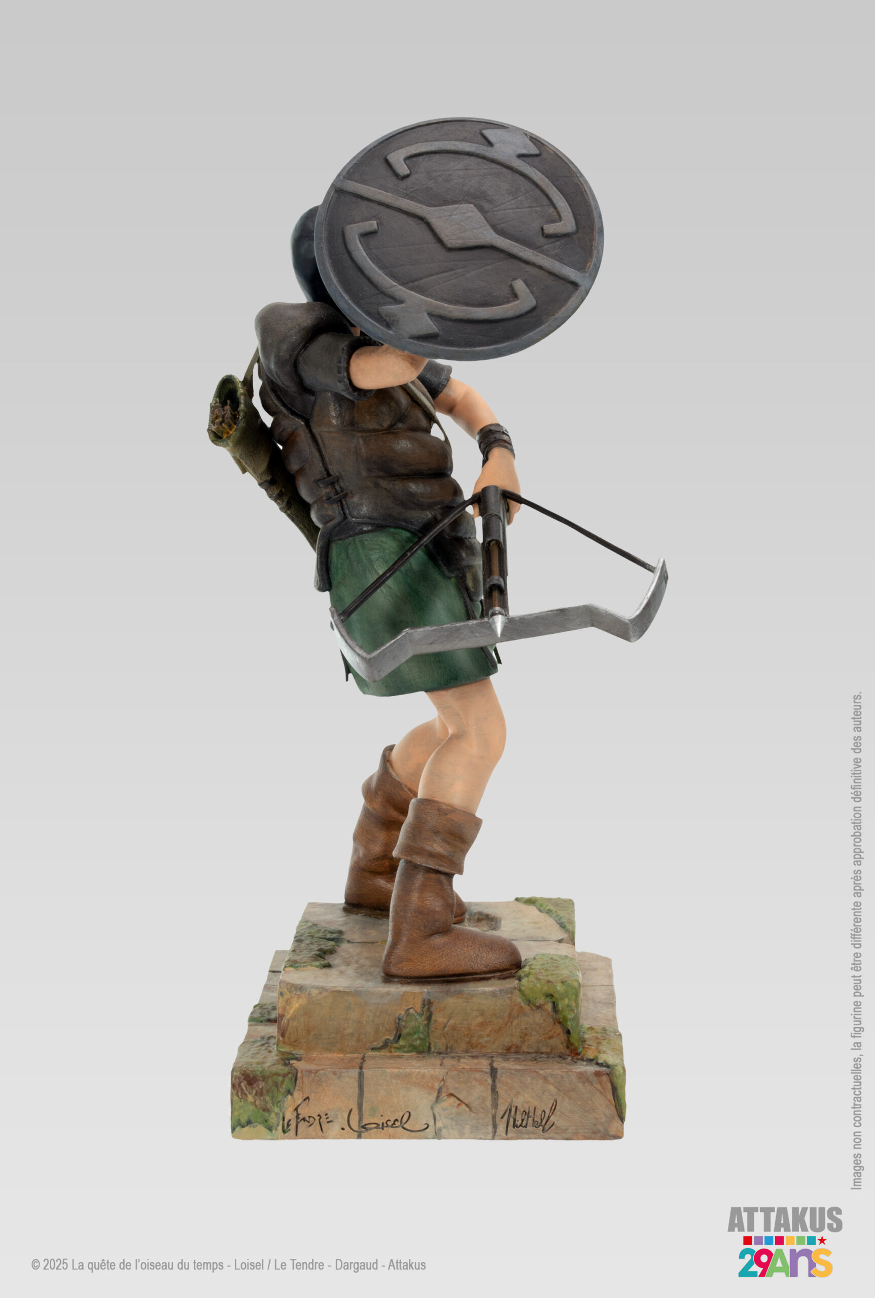 Attakus Prestige L'Inconnu Quête Oiseau Temps statue 1/10e 23,5cm
