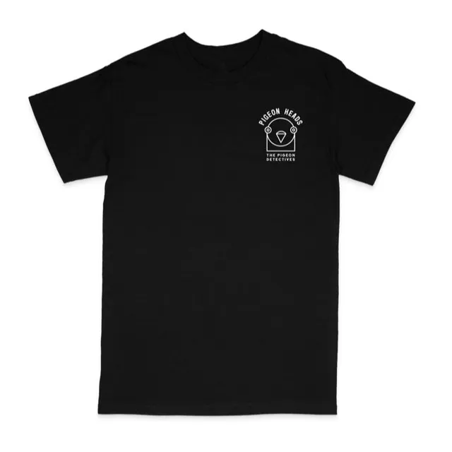 The Pigeon Detectives Pigeon Heads T-shirt noir manches courtes S