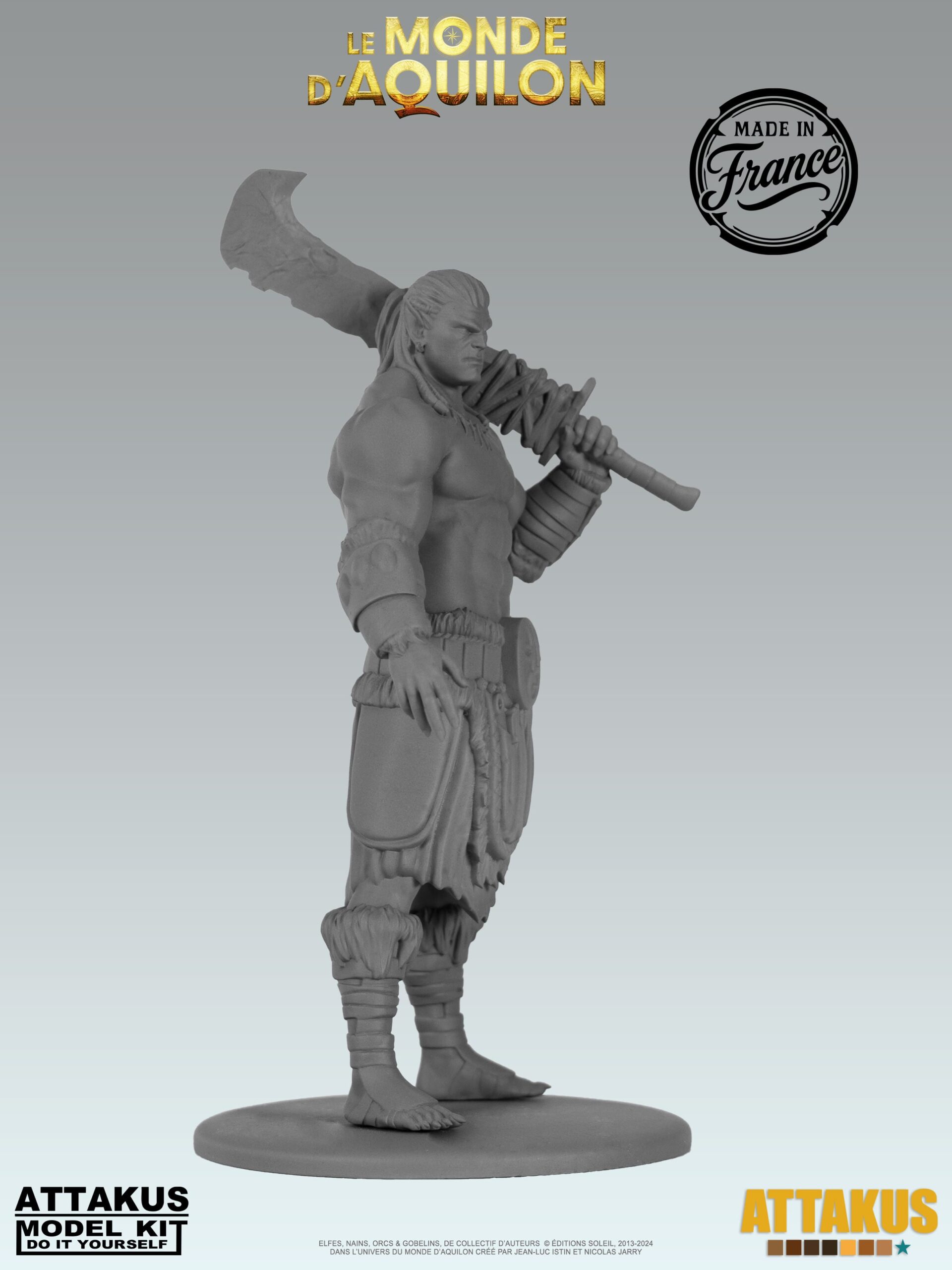 Attakus Model Kit Turuk Masque figurine à peindre résine