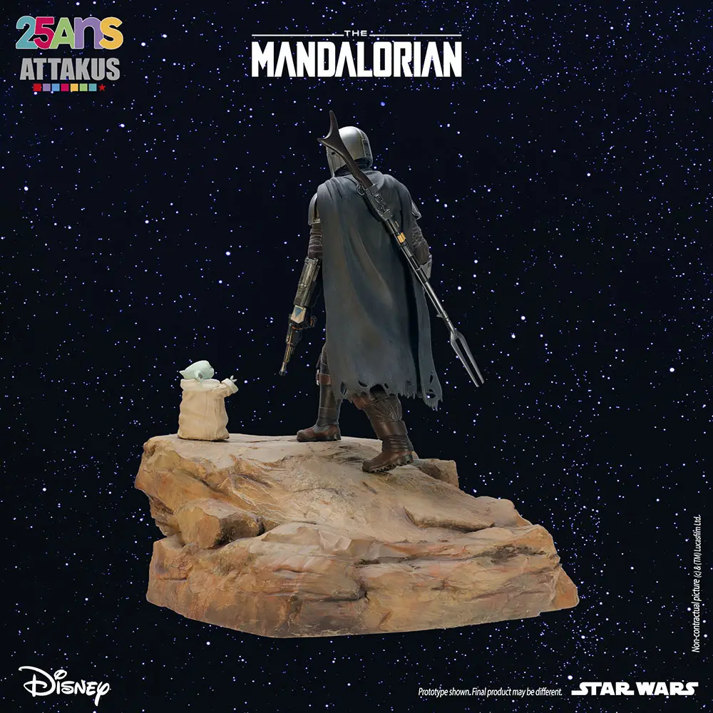 Attakus Classique Mandalorian & Grogu diorama 1/5e 54 cm EA