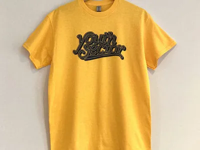 Youth Sector Logo moutarde t-shirt imprimé
