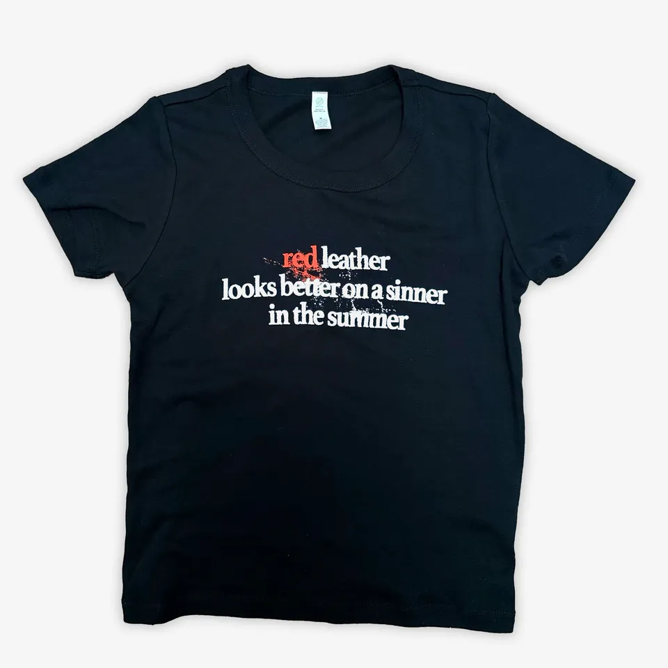 Dea Matrona So Damn Dangerous baby tee noir