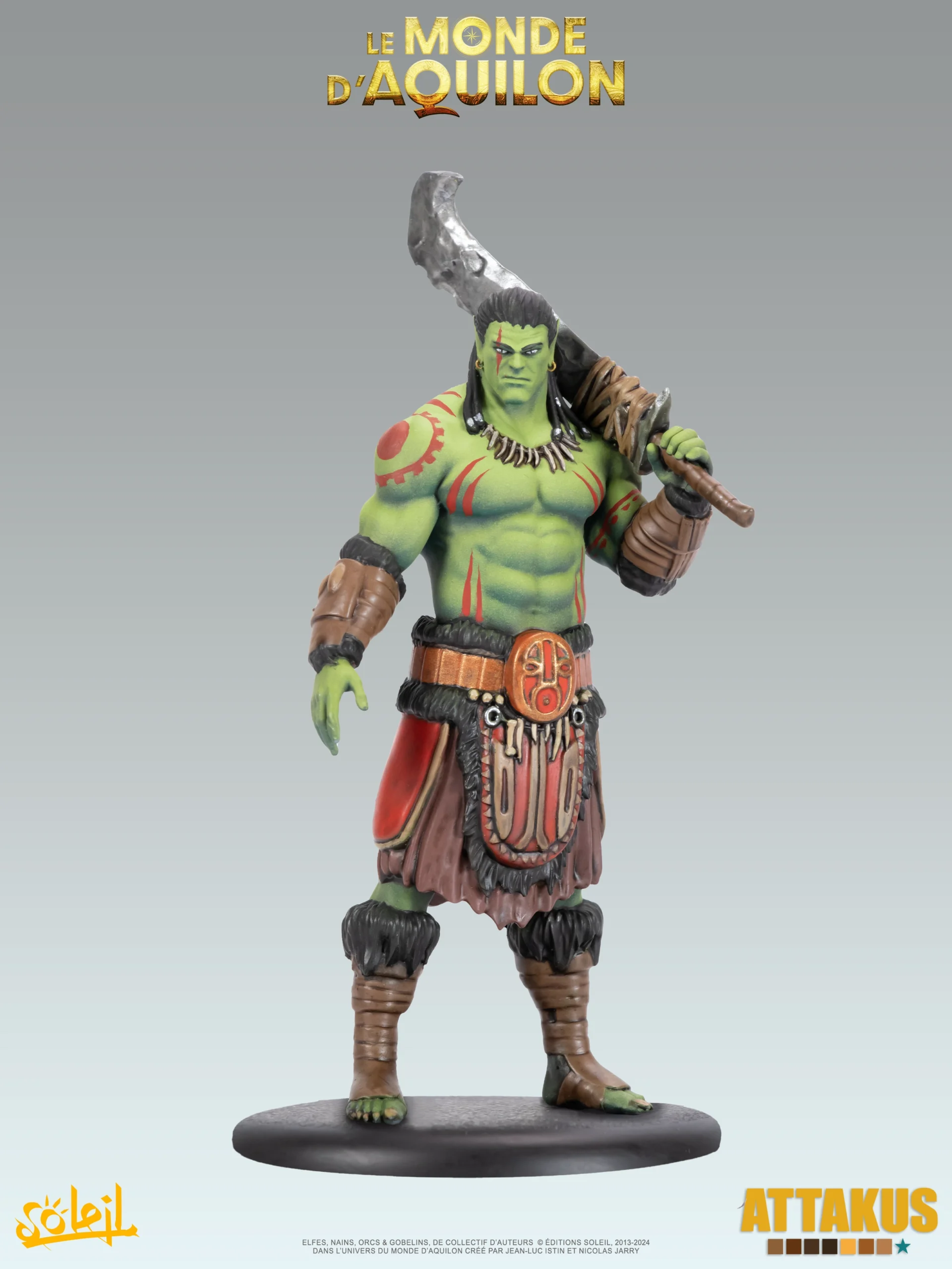 Attakus Prestige Figurine Turuk Masque Elfes 120 mm