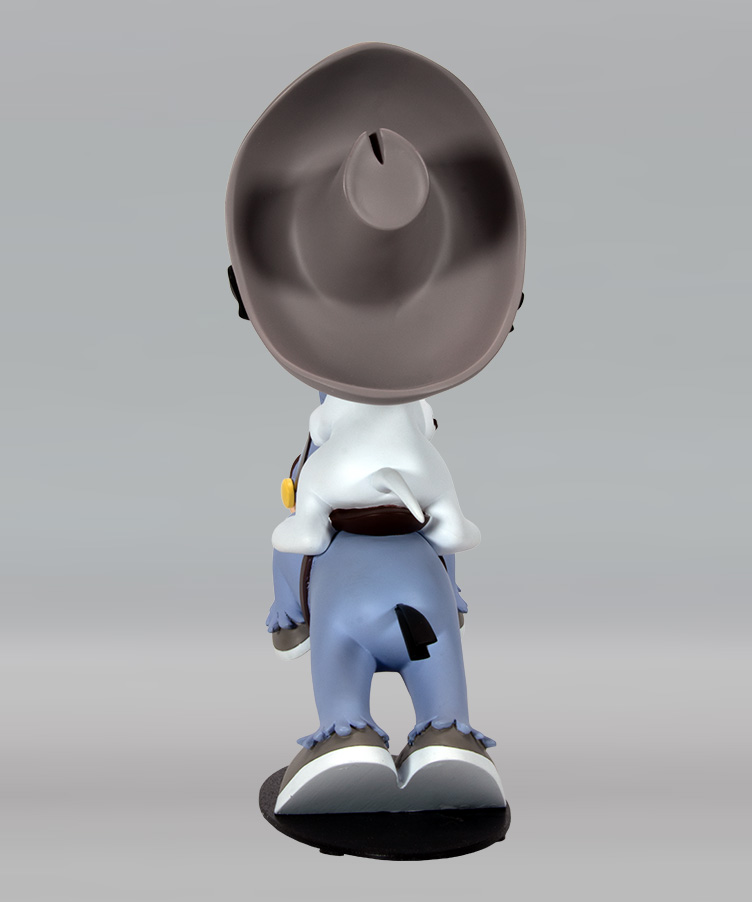 Attakus Prestige Droopy sur son âne figurine grande taille résine