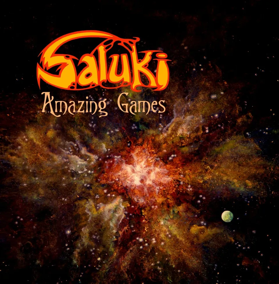 Saluki Amazing Games LP vinyle bleu transparent limité
