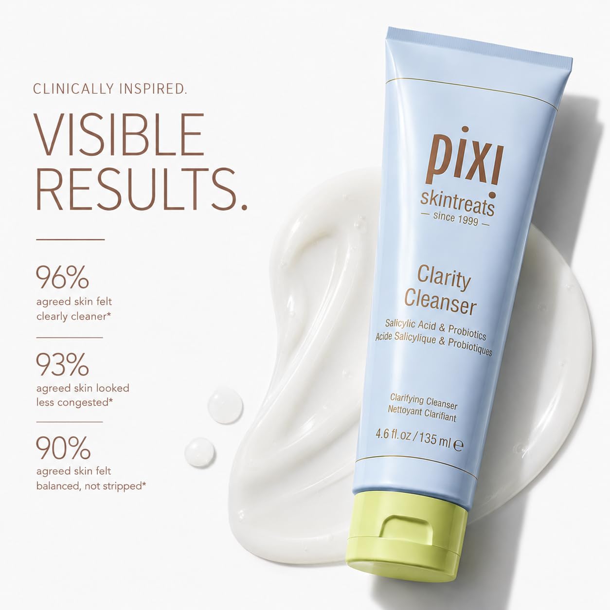 Pixi Clarity Cleanser nettoyant visage 135 ml anti-pores